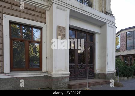 Chisinau, Moldawien. Oktober 2024. Außenansicht des Nationalmuseums für Kunst im Stadtzentrum Stockfoto