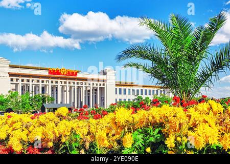 Große Halle des Volkes (National Museum of China) auf dem Tiananmen-Platz, Beijing. China. Stockfoto