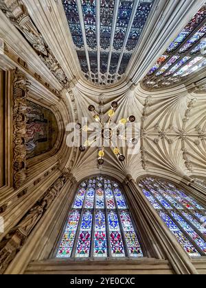 London, UK - 29. Juni 2024: St Stephen's Hall steht an der Stelle der königlichen Kapelle von St Stephen's, wo das House of Commons bis zur Kapelle mit Sitz saß Stockfoto