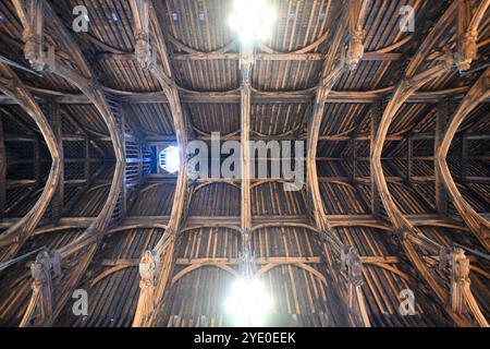 London, Vereinigtes Königreich - 29. Juni 2024: Westminster Hall im Palace of Westminster in London, Vereinigtes Königreich. Stockfoto