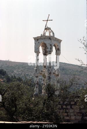 Libanon Beirut 1984 - zwei Jahre später nach dem Libanonkrieg 1982 / Libanonkrieg 82 Stockfoto