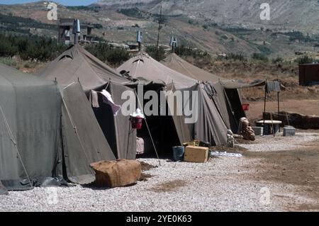 Libanon Beirut 1984 - zwei Jahre später nach dem Libanonkrieg 1982 / Libanonkrieg 82 Stockfoto