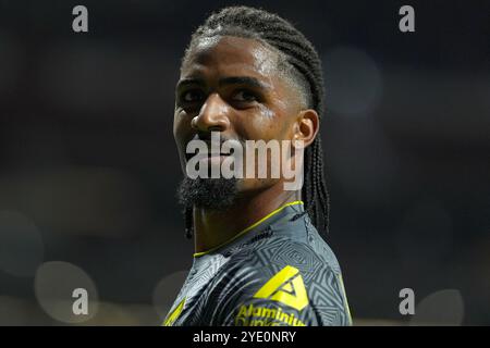 Madrid, Spanien. Oktober 2024. Alexsandro von LOSC Lille spielte am 23. Oktober 2024 im Riyadh Air Metropolitano Stadium in Madrid, Spanien, während des UEFA Champions League-Spiels zwischen Atletico de Madrid und LOSC Lille. (Foto: Cesar Cebolla/PRESSINPHOTO) Credit: PRESSINPHOTO SPORTS AGENCY/Alamy Live News Stockfoto