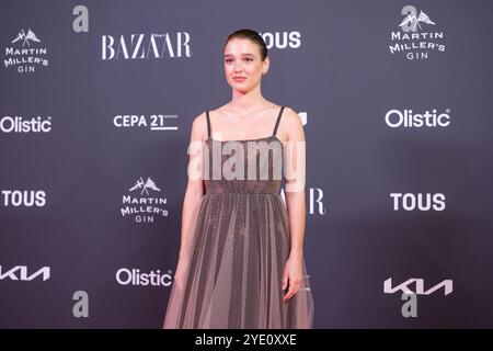 Madrid, Spanien. Januar 2022. Carla Nieto nimmt an der Fotokonferenz der Bazaar Women of the Year 2 im Callao-Kino in Madrid Teil 28. Oktober 2024 Spanien Credit: SIPA USA/Alamy Live News Stockfoto