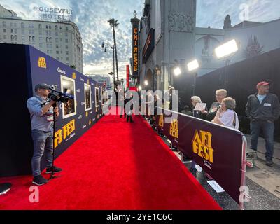 27. Oktober 2024, Los Angeles, Kalifornien, USA: Allgemeine Atmosphäre beim AFI fest 2024 Premiere von Juror #2 im TCL Chinese Theatre IMAX (Credit Image: © Nina Prommer/ZUMA Press Wire) NUR REDAKTIONELLE VERWENDUNG! Nicht für kommerzielle ZWECKE! Stockfoto