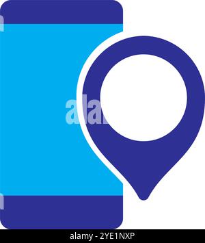 Karten und Navigation gps-App Stock Vektor