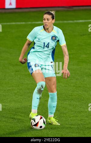 28. Oktober 2024, Nordrhein-Westfalen, Duisburg: Fußball, Frauen: Internationale Spiele, Deutschland - Australien, Schauinsland-Reisen-Arena, Alanna Kennedy (Australien) Foto: Christoph Reichwein/dpa Stockfoto