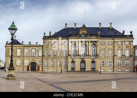 Amalienborg ist die Winterresidenz der dänischen Königsfamilie in Kopenhagen, Dänemark, Europa Stockfoto