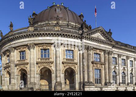 Der Bau des Bode Museums gehört zu den Museen auf der Museumsinsel in Berlin Stockfoto