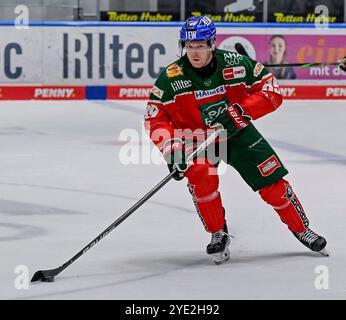 Augsburg, Deutschland. Oktober 2024. Mark Zengerle (Augsburger Panther, #89). Deutschland, Augsburger Panther vs. Fischtown Pinguins Bremerhaven, Eishockey, DEL, 13. Spieltag, Saison 2024/2025, 27.10.2024. Foto: Eibner-Pressefoto/Heike feiner Credit: dpa/Alamy Live News Stockfoto