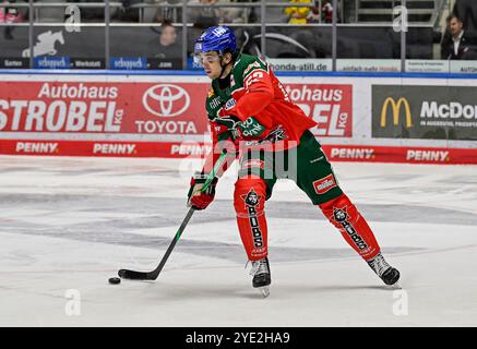 Augsburg, Deutschland. Oktober 2024. Thomas Schemitsch (Augsburger Panther, #62). Deutschland, Augsburger Panther vs. Fischtown Pinguins Bremerhaven, Eishockey, DEL, 13. Spieltag, Saison 2024/2025, 27.10.2024. Foto: Eibner-Pressefoto/Heike feiner Credit: dpa/Alamy Live News Stockfoto