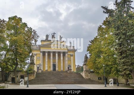 Die Basilika St. Johannes des Apostels, auch Eger-Kathedrale genannt, ist ein religiöses Gebäude in Eger, Ungarn, Europa Stockfoto