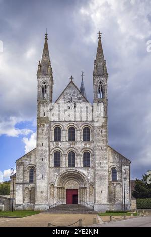Saint-Georges de Boscherville Abbey ist eine ehemalige Benediktinerabtei in seiner-Maritime, Frankreich Stockfoto