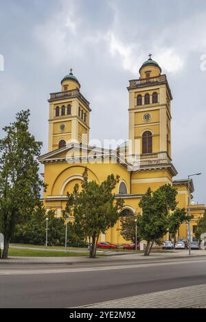 Die Basilika St. Johannes des Apostels, auch Eger-Kathedrale genannt, ist ein religiöses Gebäude in Eger, Ungarn, Europa Stockfoto