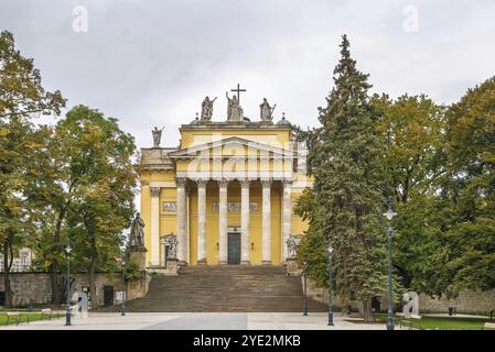 Die Basilika St. Johannes des Apostels, auch Eger-Kathedrale genannt, ist ein religiöses Gebäude in Eger, Ungarn, Europa Stockfoto