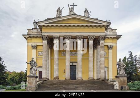 Die Basilika St. Johannes des Apostels, auch Eger-Kathedrale genannt, ist ein religiöses Gebäude in Eger, Ungarn, Europa Stockfoto