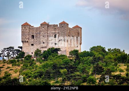 Das Schloss von Nehaj in Kroatien Stockfoto