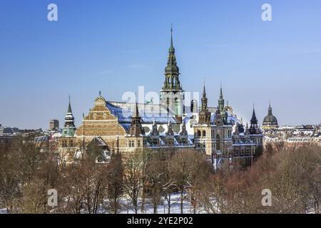 Das Nordische Museum ist ein Museum auf der Insel Djurgarden im Zentrum von Stockholm, Schweden, Europa Stockfoto