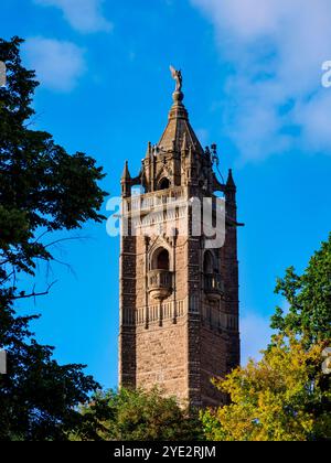 Cabot Tower, Brandon Hill Park, Bristol, England, Großbritannien Stockfoto