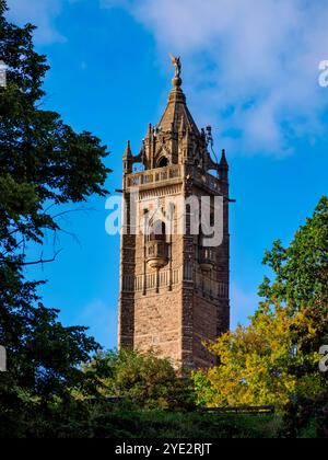 Cabot Tower, Brandon Hill Park, Bristol, England, Großbritannien Stockfoto