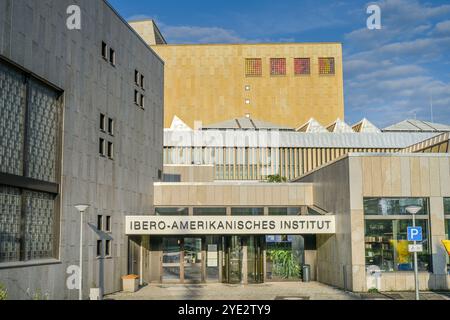 Iberoamerikanisches Institut der Stiftung Preußisches Kulturerbe, Potsdamer Straße, Tiergarten, Mitte, Berlin, Deutschland Stockfoto