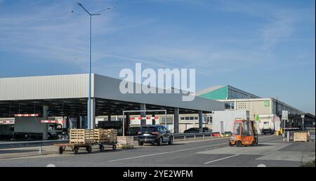 Berliner Großmarkt, Beusselstraße, Moabit, Mitte, Berlin, Deutschland Stockfoto