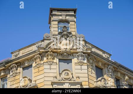 Geschäftsgebäude Chausseestraße 22, Invalidenstraße 35, Mitte, Berlin, Deutschland Stockfoto