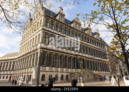 Gent, Belgien. Oktober 2024. Die Abbildung zeigt das Rathaus in Gent am Dienstag, 29. Oktober 2024. BELGA FOTO JAMES ARTHUR GEKIERE Credit: Belga News Agency/Alamy Live News Stockfoto