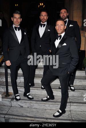 London, Großbritannien. Oktober 2024. The Obertones at the Global Gift Gala London, Kimpton Fitzroy Hotel, Russell Square, am Montag, den 28. Oktober 2024 in London, England, Großbritannien. CAP/CAN © CAN/Capital Pictures Credit: Capital Pictures/Alamy Live News Stockfoto