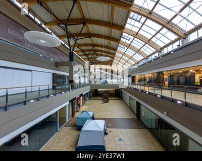 Leeres, verlassenes Einkaufszentrum Blautal-Center, Ulm, Baden Württemberg Deutschland, Europa Stockfoto