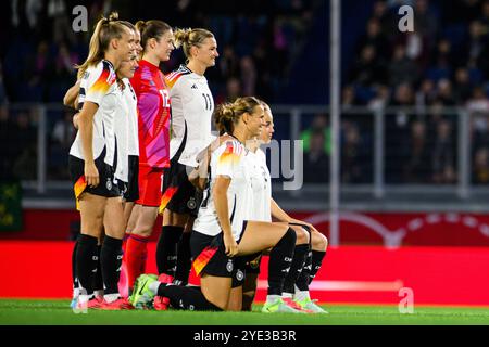 DUISBURG, DEUTSCHLAND - 28. OKTOBER 2024: Freundschaftsspiel der Nationalmannschaften Deutschland und Australien in der Schauinsland Reisen Arena Stockfoto