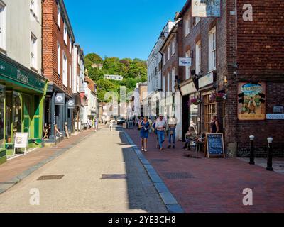 Cliffe High Street, Lewes, East Sussex, England, Vereinigtes Königreich Stockfoto