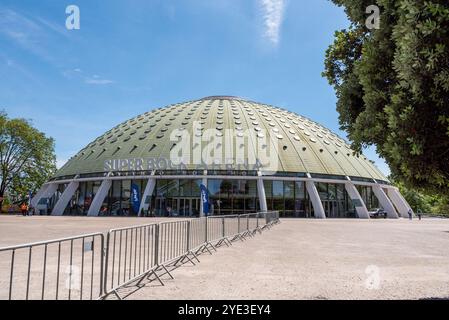 Porto, Portugal - 28. Mai 2024 - Rosa Mota Pavillion oder Super Bock Arena in Porto, Portugal Stockfoto