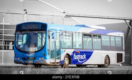 GN06 EUU - Volvo B7RLE Wright Eclipse Gemini - Arriva Kent Thameside - Fastrack [aufbewahrt] Stockfoto