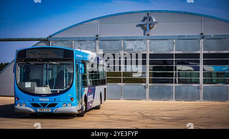 GN06 EUU - Volvo B7RLE Wright Eclipse Gemini - Arriva Kent Thameside - Fastrack [aufbewahrt] Stockfoto