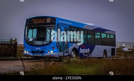 GN06 EUU - Volvo B7RLE Wright Eclipse Gemini - Arriva Kent Thameside - Fastrack [aufbewahrt] Stockfoto