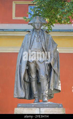 Friedrich Wilhelm von Steuben Denkmal, Schloßstraße, Potsdam, Brandenburg, Deutschland Stockfoto