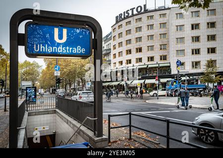 Berlin Charlottenburg-Wilmersdorf Hotel Bristol Berlin, ehemals Kempinski, Fasanenstraße/Kurfürstendamm - 29.10.2024 Berlin *** Berlin Charlottenburg Wilmersdorf Hotel Bristol Berlin, ehemals Kempinski, Fasanenstraße Kurfürstendamm 29 10 2024 Berlin Stockfoto