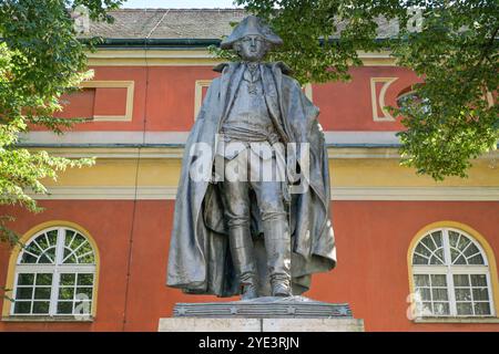 Friedrich Wilhelm von Steuben Denkmal, Schloßstraße, Potsdam, Brandenburg, Deutschland *** Friedrich Wilhelm von Steuben Denkmal, Schloßstraße, Potsdam, Brandenburg, Deutschland Stockfoto