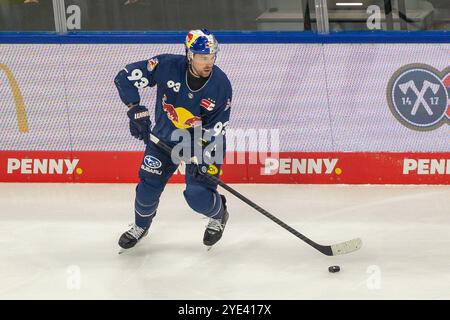 München, Deutschland 27. Oktober 2024: Penny DEL - 2024/2025 - Sp.13 - EHC Red Bull München vs. ERC Ingolstadt im Bild: Maximilian Kastner (München) Stockfoto