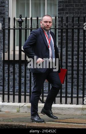 London, Großbritannien. Oktober 2024. Ian Murray, Staatssekretär für Schottland, Abgeordneter Edinburgh South. Die Minister nehmen an der Kabinettssitzung der Regierung in Downing Street, London, UK, Teil. Credit: Imageplotter/Alamy Live News Stockfoto