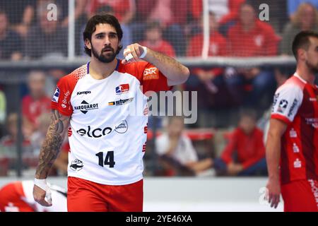 Max Santos (Balingen) TuS Ferndorf vs HBW Balingen-Weilstetten, Handball, 2. Bundesliga, 27.10.2024 Foto: Rene Weiss/Eibner Stockfoto