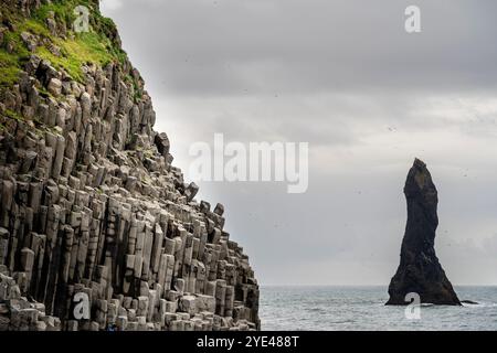 Isländische Landschaft in der Nähe von Vik Stockfoto