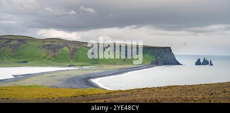 Isländische Landschaft in der Nähe von Vik Stockfoto