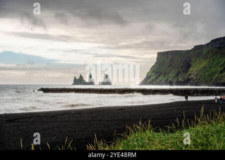Isländische Landschaft in der Nähe von Vik Stockfoto