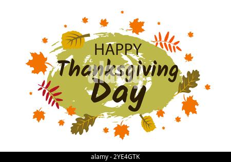 Alles Gute an Thanksgiving. Vektorabbildung Stock Vektor