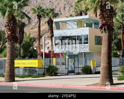 Das Aluminaire House, Palm Springs Art Museum, Palm Springs, Kalifornien. Stockfoto