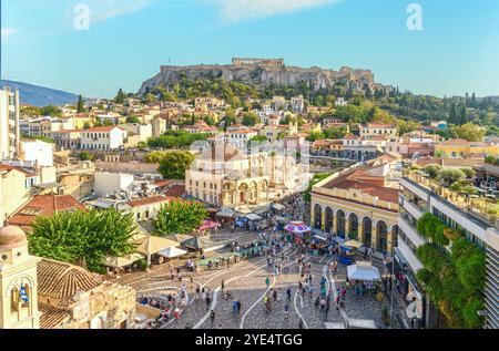 Griechenland, Athen 09-23-2024 , Athen und die berühmte Akropolis Stockfoto