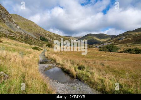 Dramatische Landschaft im Kentmere Valley nördlich von Kendal im Lake District National Park, Cumbria, England. Stockfoto