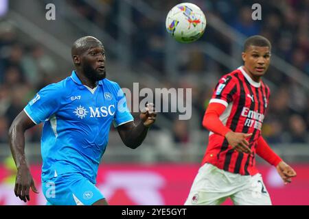 Mailand, Italien. Oktober 2024. Napoli Romelu Lukaku während des Fußballspiels der Serie A zwischen AC Mailand und Neapel im San Siro Stadion in Mailand, Norditalien - Dienstag, 29. Oktober 2024. Sport - Fußball . (Foto: Spada/Lapresse) Credit: LaPresse/Alamy Live News Stockfoto